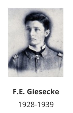 Headshot of TEES director, F.E. Giesecke, 1928-1939.