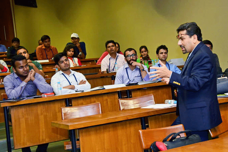 Security Training Lecturer Giving A Workshop To An Audience