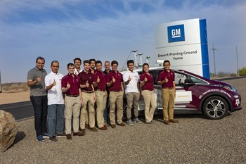 Talebpour's team from TAMU at the Autodrive Challenge 2018