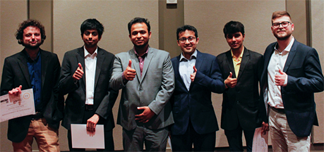 Ishan Bajaj (team leader), Shachit Shankaran Iyer, Salih Emre Demirel, Akhil Arora, Spyridon Tsolas and Mohammad Alvi took first place at the graduate level of the 2nd annual U-Challenge.