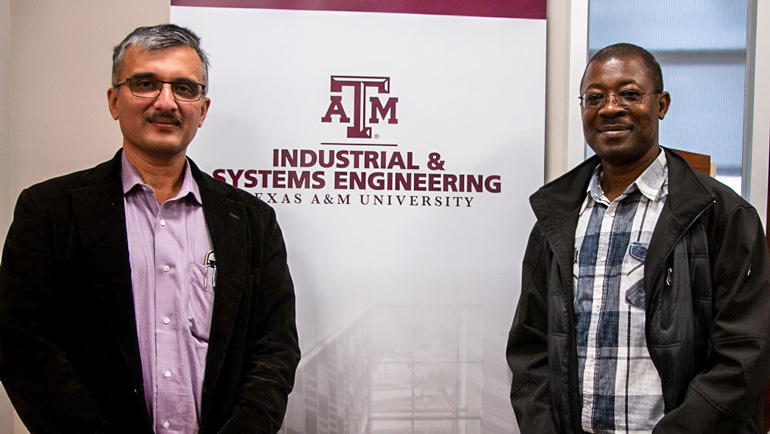 Dr. Amarnath “Andy” Banerjee and Dr. Lewis Ntaimo.