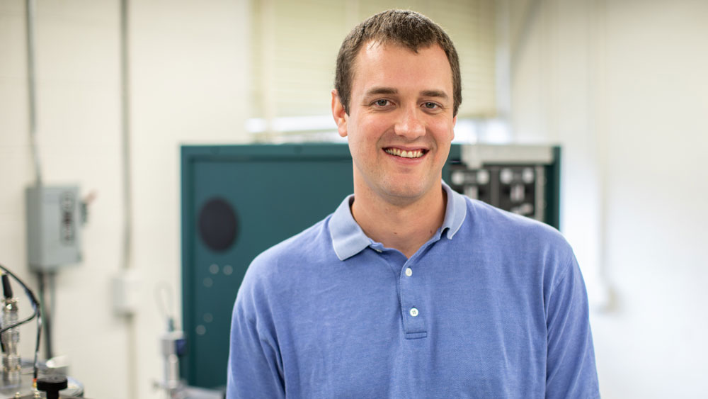 Headshot of Dr. Matt Pharr, a smiling man wearing a light blue polo shirt.