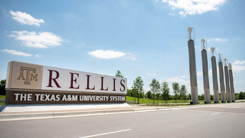 Photo of RELLIS campus entrance.
