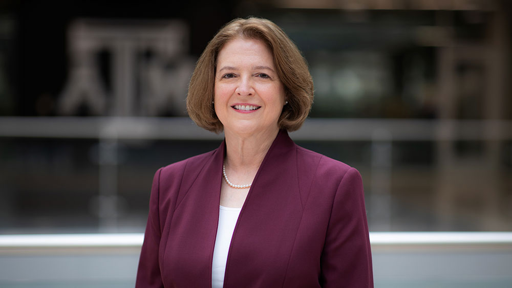 Photo of Dr. M. Katherine Banks, who has been named president of Texas A&amp;M University.
